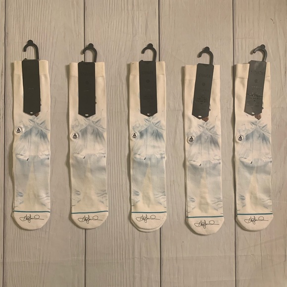 NWT Stance x Allen Iverson The Answer White Socks - Picture 4 of 6